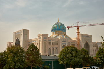 Fototapeta premium Islamic Civilization Center in Tashkent, Uzbekistan: Modern Architectural Marvel