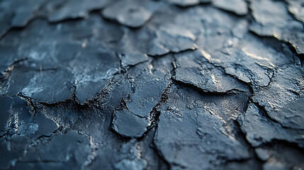 Abstract Background with Cracked Blue Surface