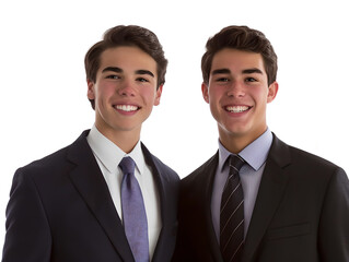 portrait of two businessmen