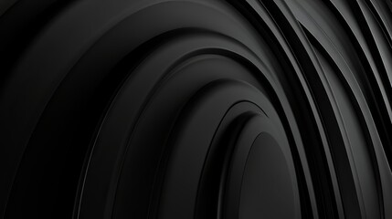 Background featuring black arcs for modern and creative design projects