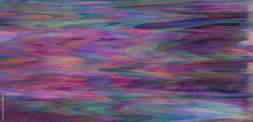 Poster digital glitch or a distorted video signal, with sharp angles and jagged lines. abstract composition