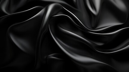 Fototapeta premium Dark black neutral abstract background for presentation and simple banner design
