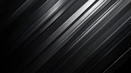 Obraz premium Black lighting background with diagonal stripes for modern and abstract vector design projects