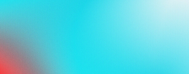 Grainy gradient background white blue and red abstract glowing color wave black dark backdrop noise texture banner poster header design, vibrant retro style noise texture banner design copy space