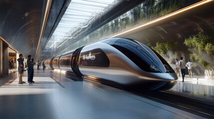 The future of high-speed hyperloop transport in modern transport hubs