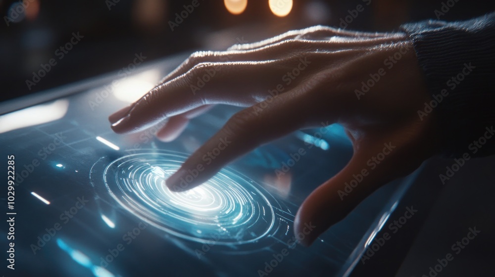 Poster digital interface interaction