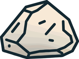 Naklejka premium 돌