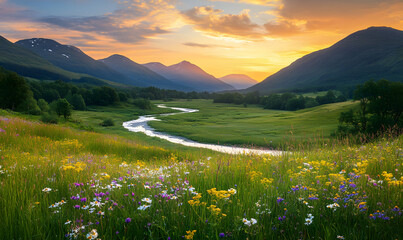 Stunning Nature Landscapes: Mountains, Forests, Oceans, and Serene Vistas.