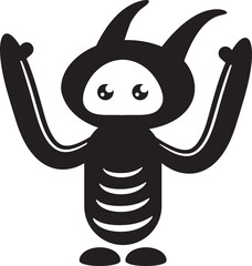 Monster Cartoon Character