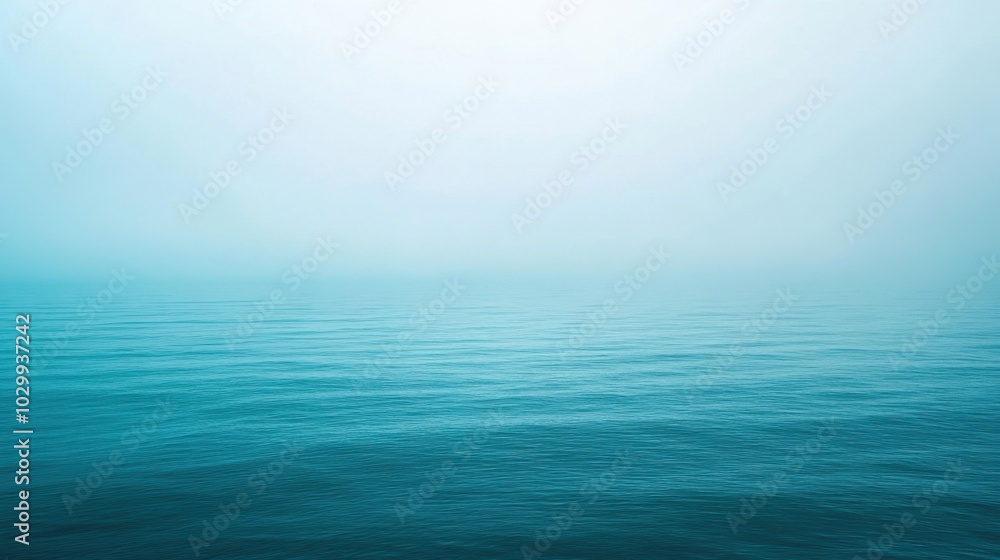 Poster serene matte teal gradient with soft color transitions, creating a calming and elegant visual effect