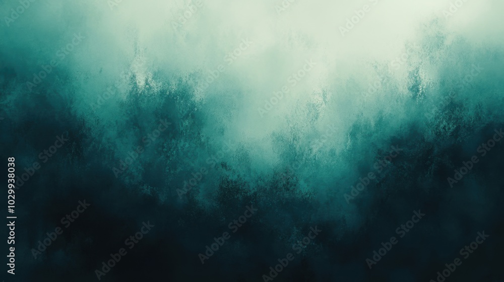 Poster smooth teal gradient with elegant matte finish, gently shifting from deep teal to lighter tones, cre