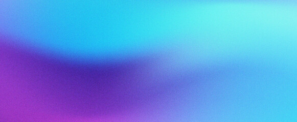 Colorful gradient noise grain background texture, color gradient rough abstract background shine bright light and glow template empty space 