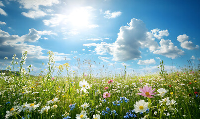 Spectacular Nature and Scenic Wonders: Golden Hour Sunsets, Lush Forests, Tranquil Beaches, and Vibrant Fields of Flowers in Stunning Views