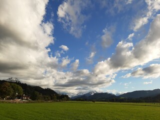 Oberallgäu Sonthofen Blick Richtung Oberstdorf