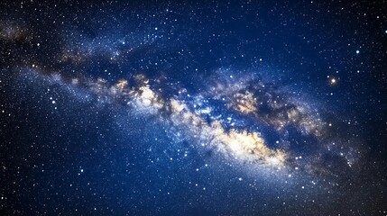 Obraz premium A captivating view of the Milky Way Galaxy, a stunning display of celestial wonders