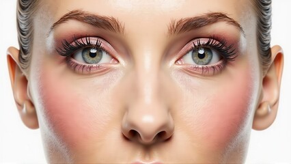 Fototapeta premium Blush Techniques to Enhance Your Features