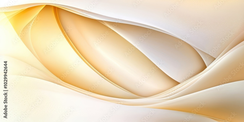 Poster a pale light yellow background with subtle gradients and a soft glow for a calming effect.
