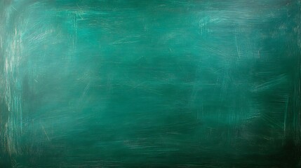 Fototapeta premium Green Chalkboard Background for Education and Business Smooth Blue Background with Copy Space for Advertisements