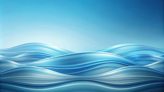 Simplistic and elegant background with wave pattern, soothing blue color palette