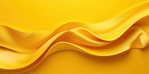 Obraz premium A vibrant yellow background with a smooth matte finish, evoking a sense of warmth and positivity.