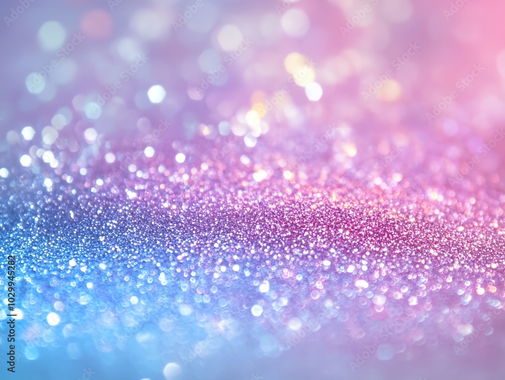 Poster a colorful and sparkly background with a mix of purple and blue hues. the background is adorned with