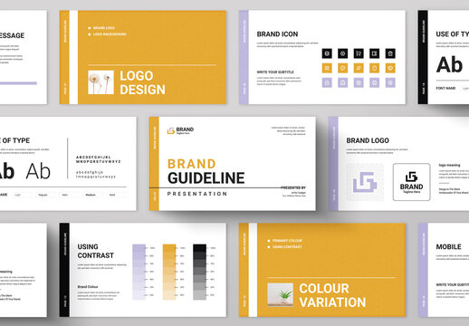 Brand Guidelines Presentation Layout