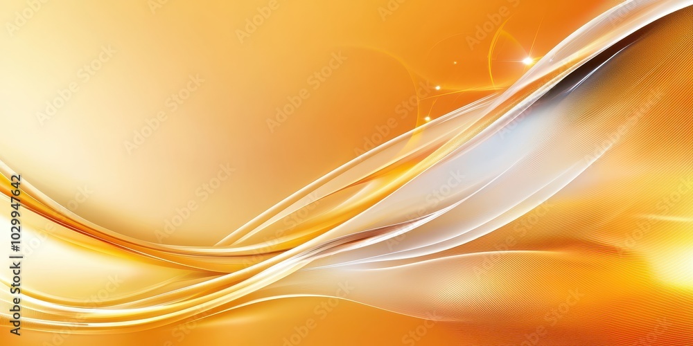 Aufkleber dynamic yellow and orange background with sharp color contrasts and bold lighting effects.