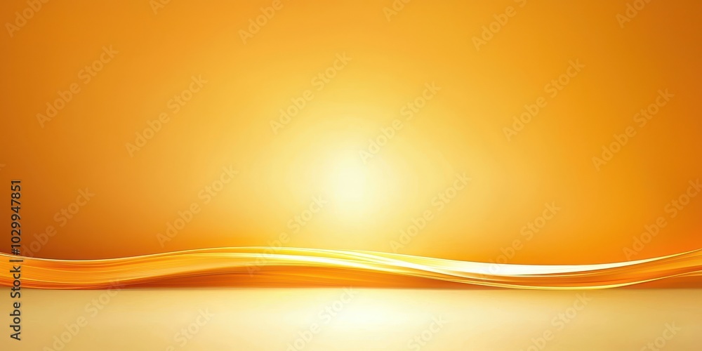 Poster elegant yellow gradient background with subtle shading from bright to muted yellow.