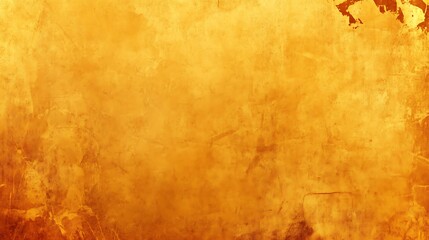 Fototapeta premium Abstract grunge textured gold background for website banner, flyer or presentation design Plain Textured Background for Web Design and Copy