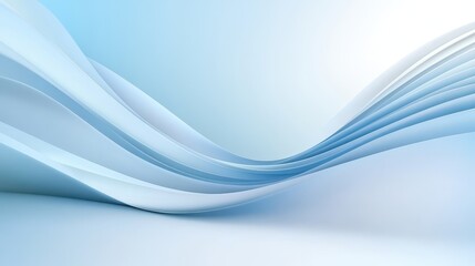 Obraz premium Light blue background, clean and simple with a smooth gradient, perfect for presentations and designs.