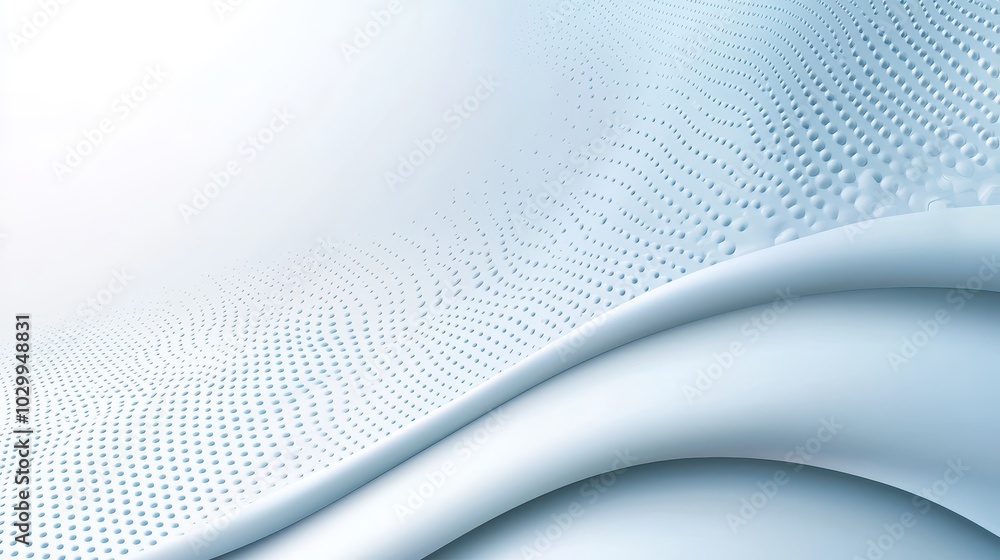 Poster light blue background with soft, dotted textures, offering a subtle and calming design for backgroun