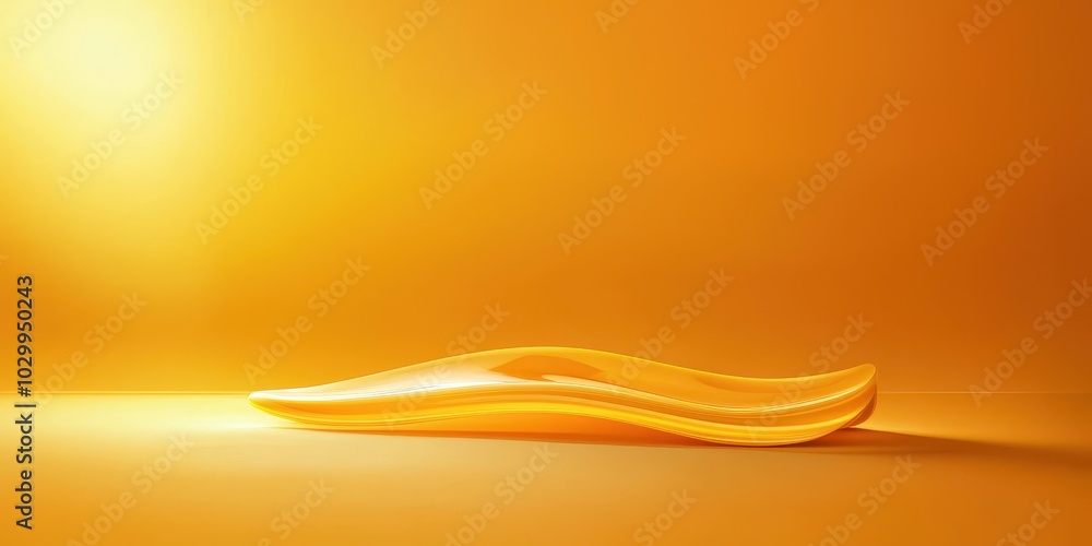 Poster modern yellow gradient background with high contrast between the light and dark sections.