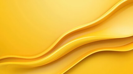 Fototapeta premium Minimalistic yellow background design with smooth textures and soft lighting effects for a sleek, modern finish.