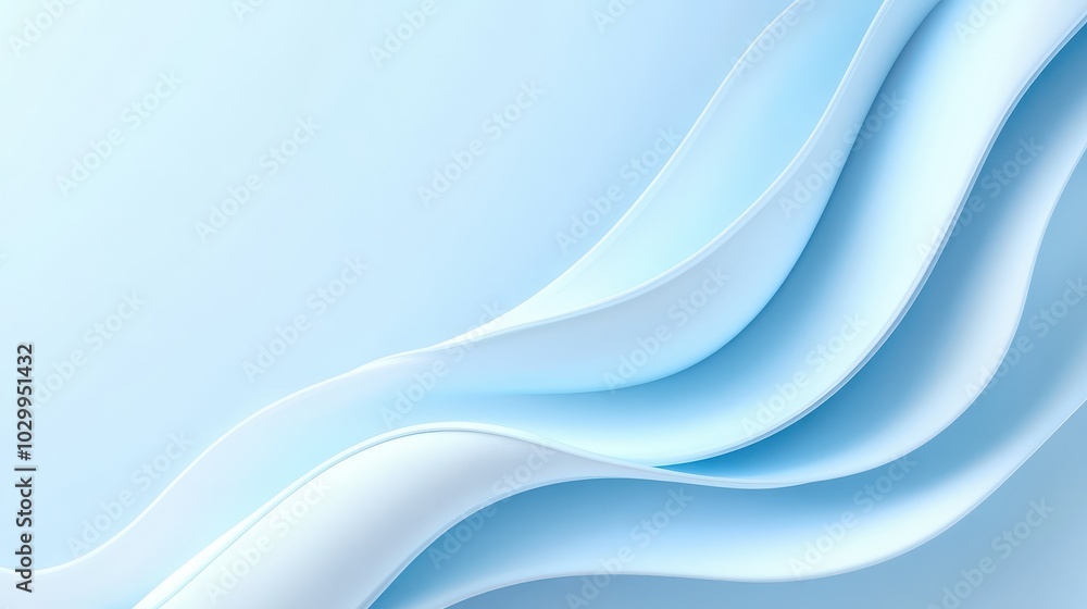Aufkleber smooth light blue gradient with subtle shifts between shades, ideal for minimalistic or abstract des