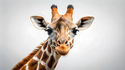Fototapeta premium Giraffe Portrait. 
