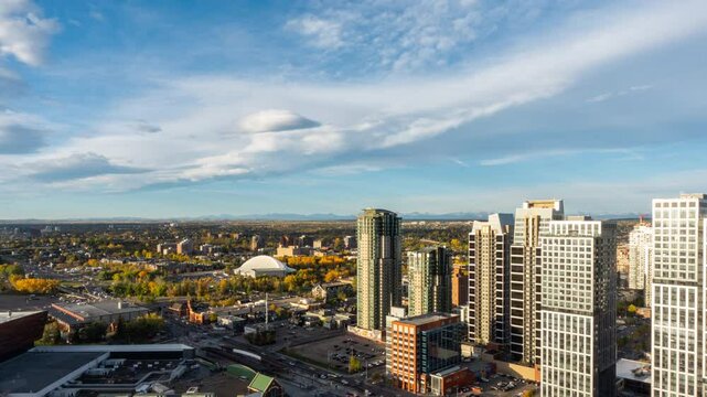 Timelapse of Calgary's Chinook Winds at sunrise.