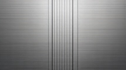 generative ai, Vertical brushed metallic surface with clean, symmetrical lines and a soft reflective finish
