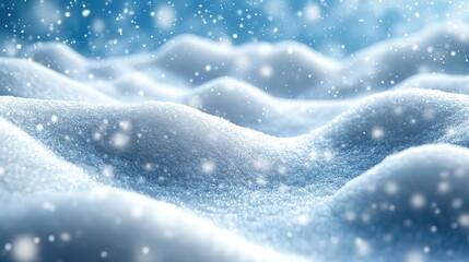 A pure white snow background is depicted.