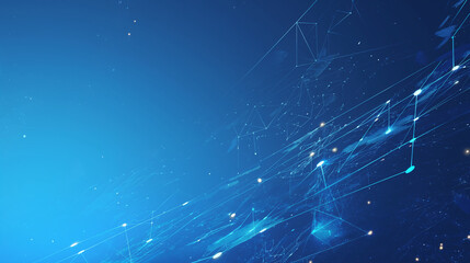 Abstract digital connections showcasing data and blockchain technology, emphasizing the innovative and transformative nature of modern networks. This composition captures the essence of interconnected