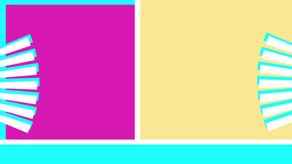 QFHD Flat Background Simple Collection Vector Retro Color