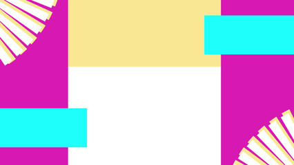 QFHD Flat Background Simple Collection Vector Retro Color