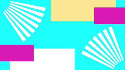 QFHD Flat Background Simple Collection Vector Retro Color