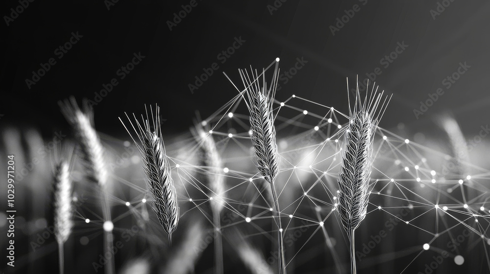 Aufkleber genetically modified wheat is a new type of wheat created using science and technology.this innovati