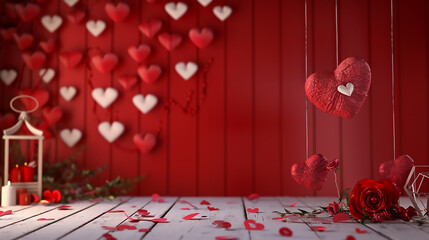 Happy Valentines Day template background
