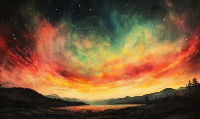 Fototapeta premium The Southern Aurora