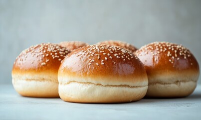 Studio shot of fresh buns