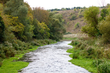 A river with trees on both sides