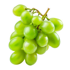 Green Grapes Bunch Isolated Fresh Food Fruit