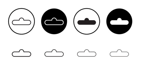 Euro hook icon Outline vector for web ui