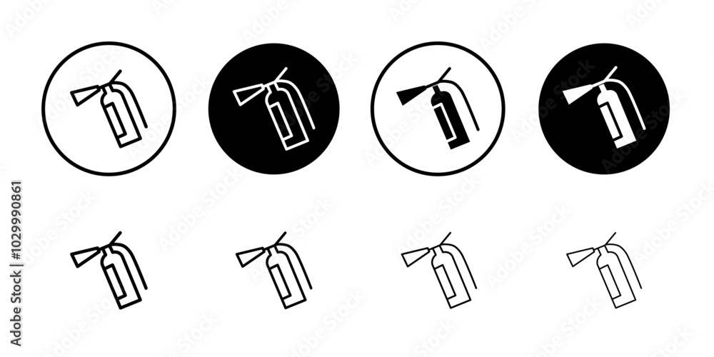 Poster Fire extinguisher icon Outline vector for web ui